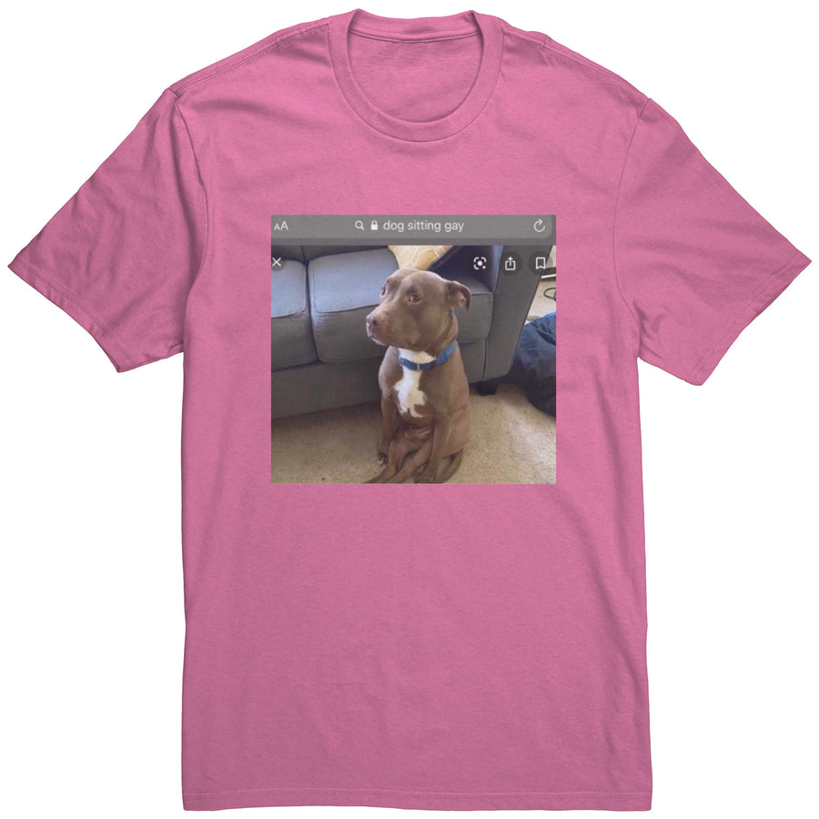 Dog Sitting Gay Shirt